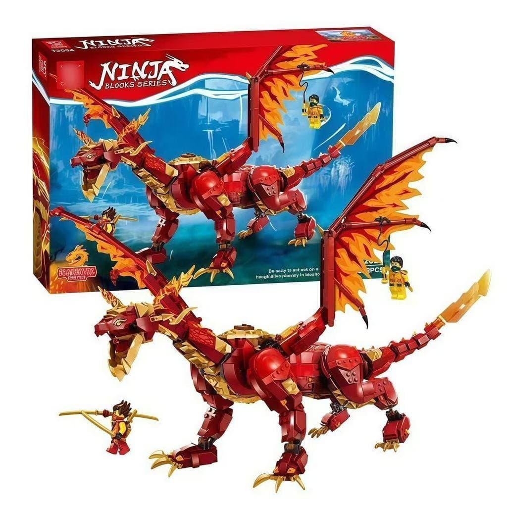 RALC Lego Ninjago Chaos Dragon 71832, brinquedo educativo infantil, jogo de blocos de montar para adultos