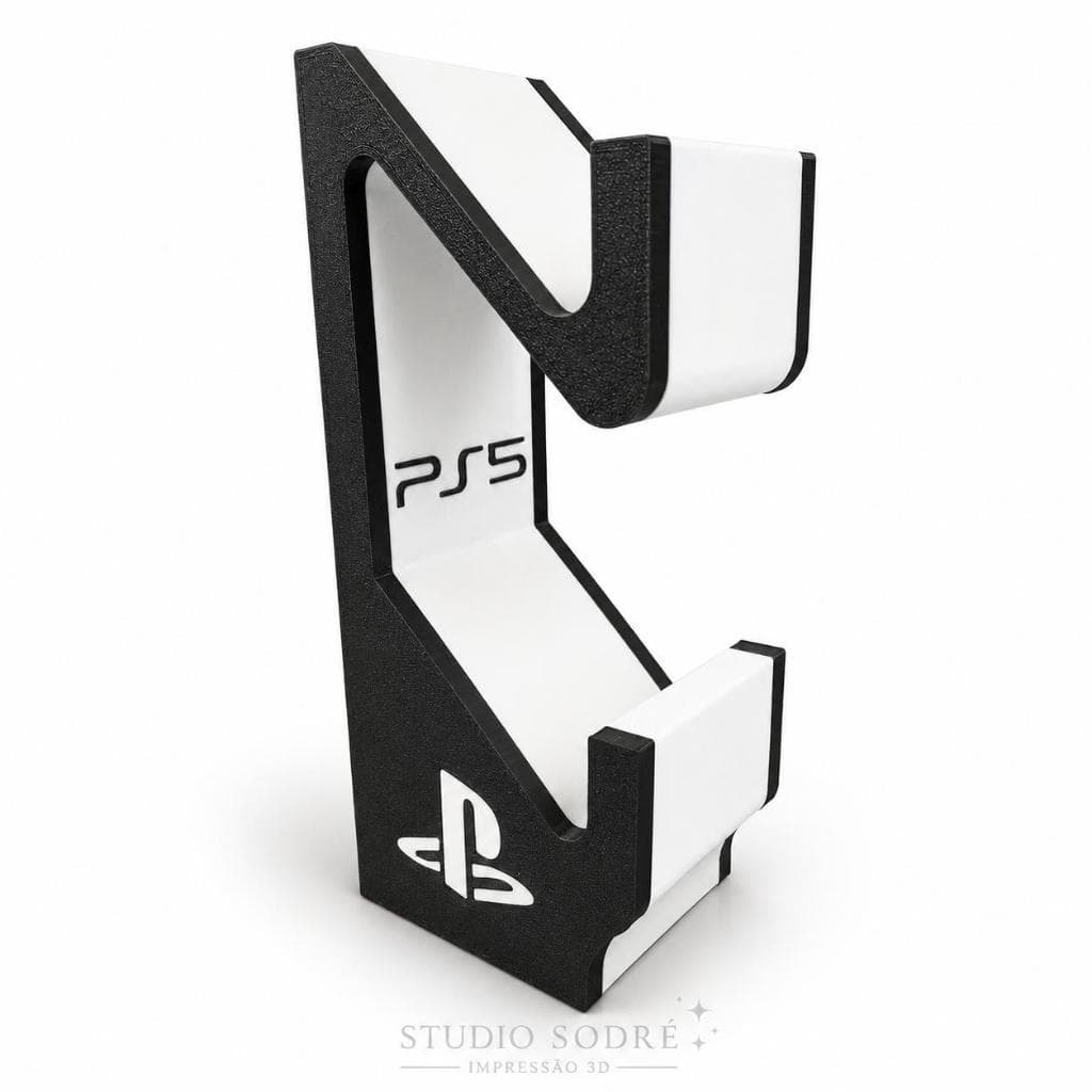 Suporte Duplo Controle Original Base Suporte Gamer Organizador DualSense Para 2 Controles Video Game