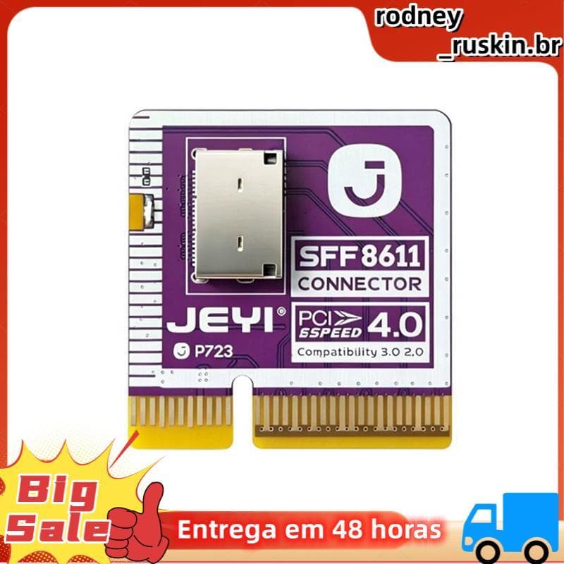 Placa Adaptadora PCIe 4.0 Para OCuLink SFF8612 Interface Gráfica Externa Dock/Adaptador De Expansão SSD