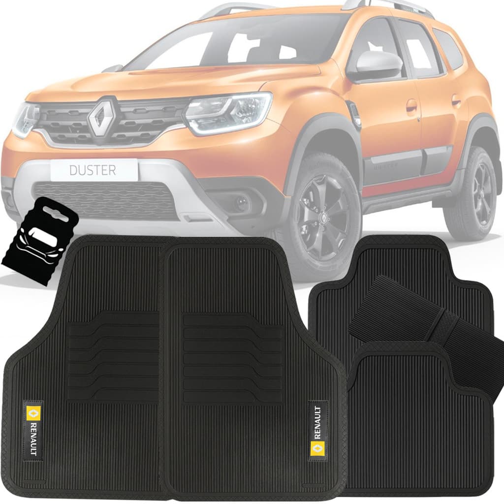 Tapete Automotivo Universal Borracha Duster 2011 2012 2013 2014 2015 2016 2017 2018 2019 2020 2021 2022 2023 2024 2025