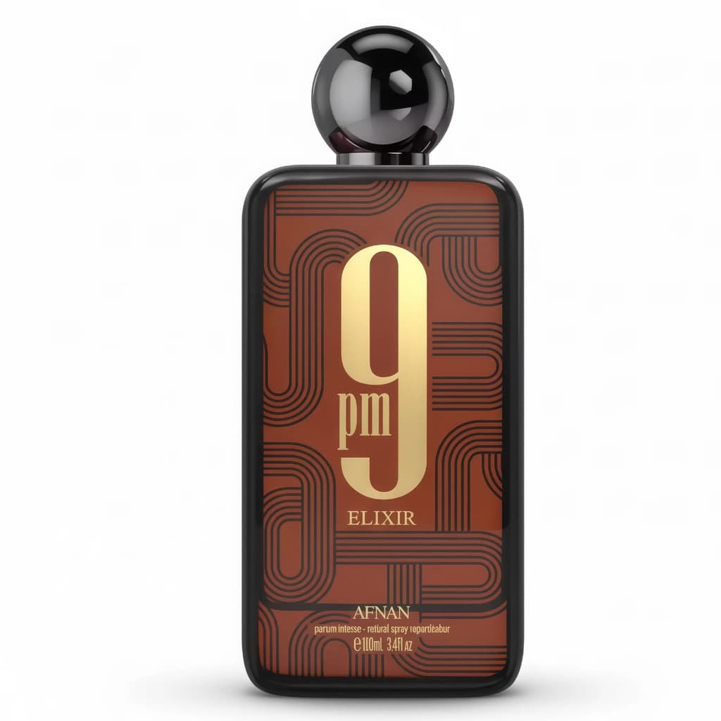 Perfume Árabe 9PM Elixir Afnan 100ml EDP Masculino Original Importado Fragrância Árabe