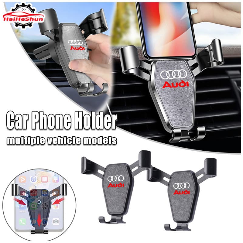 Suporte Para Celular Audi Car Vent De Alta Qualidade Gravidade Anti-Vibração Redução De Ruído Acessórios Carro A3 8l 8Y 