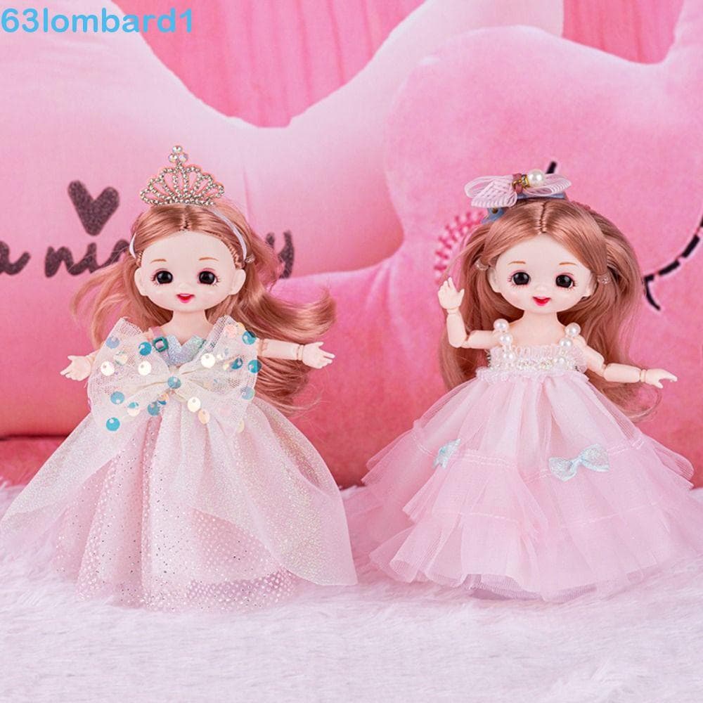 Roupas De Boneca Para Meninas Vestir-Se Princesa Bonecas Brinquedos Menina Brinquedo Mini Articulada Infantis Conjunto D