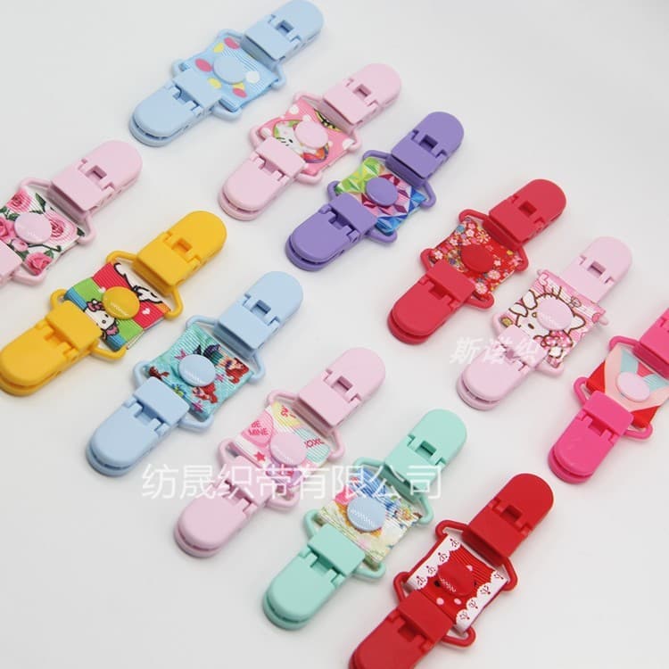 Chupeta anti-queda corrente brinquedo do bebê clipe anti-queda corda bebê gota cordão curto chupeta corrente duplo clipe