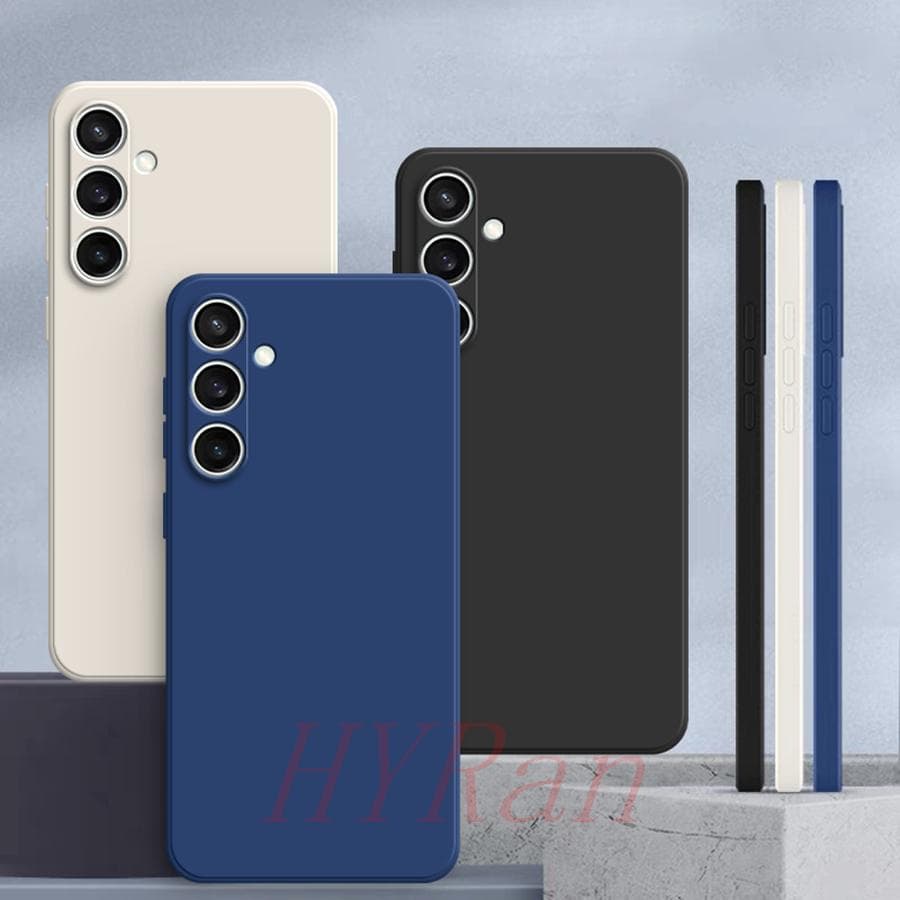 Capa Samsung S25 FE/S24FE/S23 De silicone Simples De Cor Lisa YT