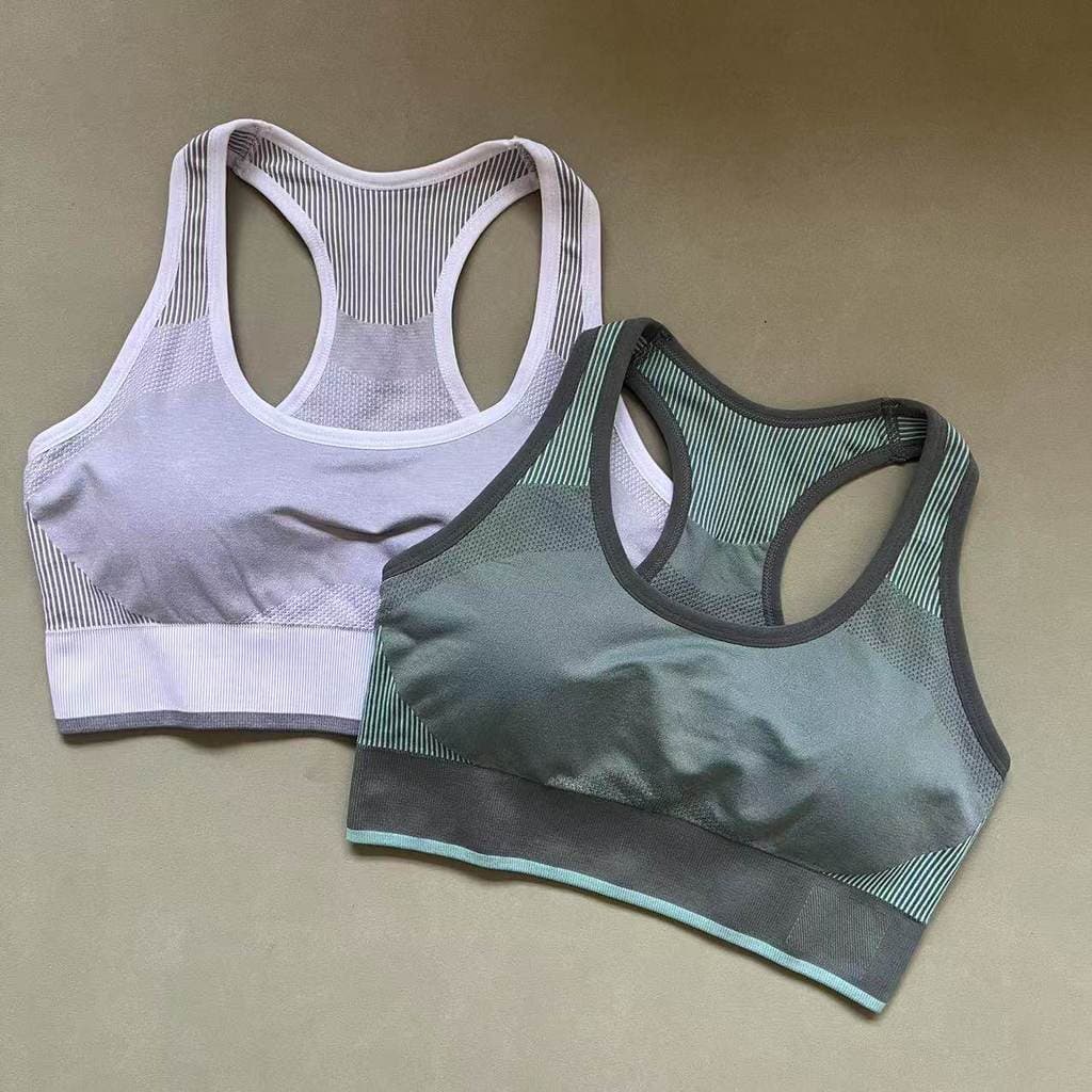 Top fitness academia Moda athleisure Sutiã esportivo feminino Comércio exterior único roupa interior esportiva feminina