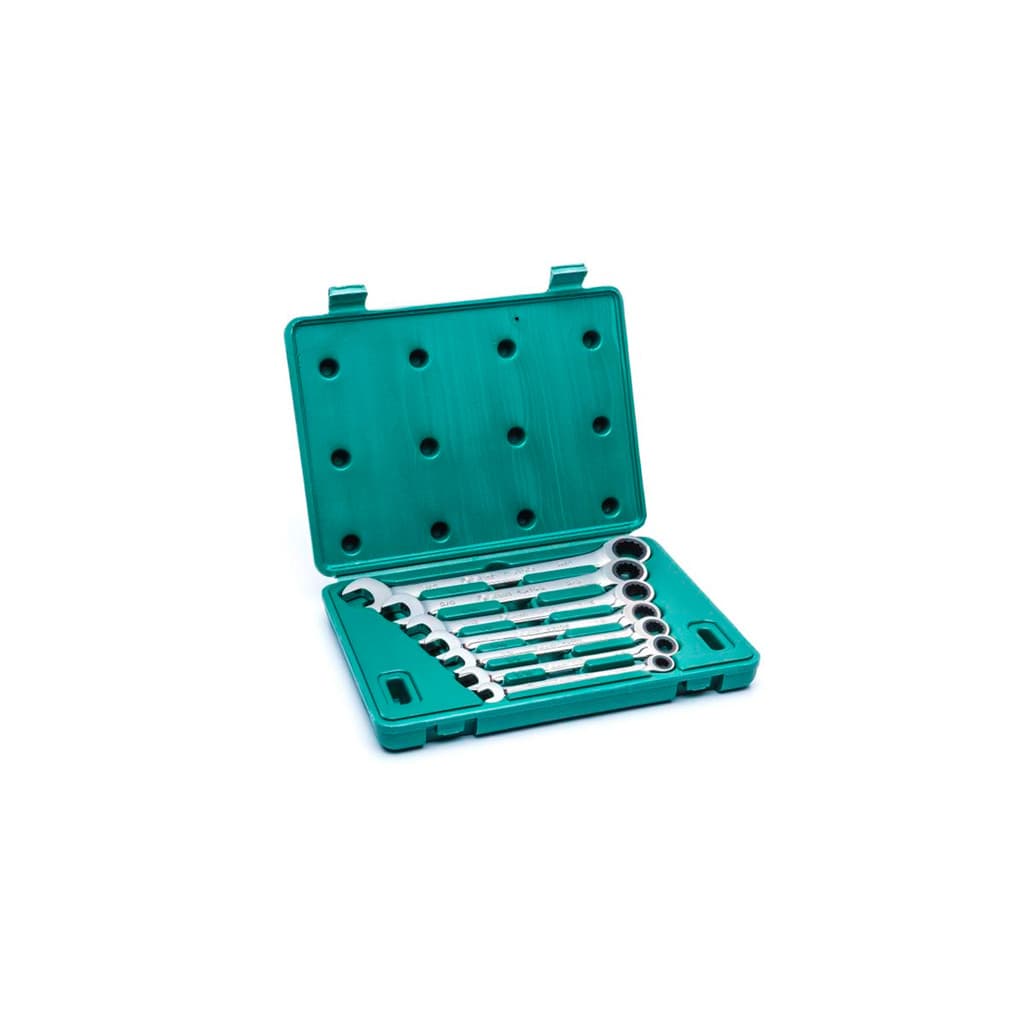 Jogo de Chaves Combinadas com Catraca de 5/16" - 3/4" com 7 Peças ST09023SJ - SATA