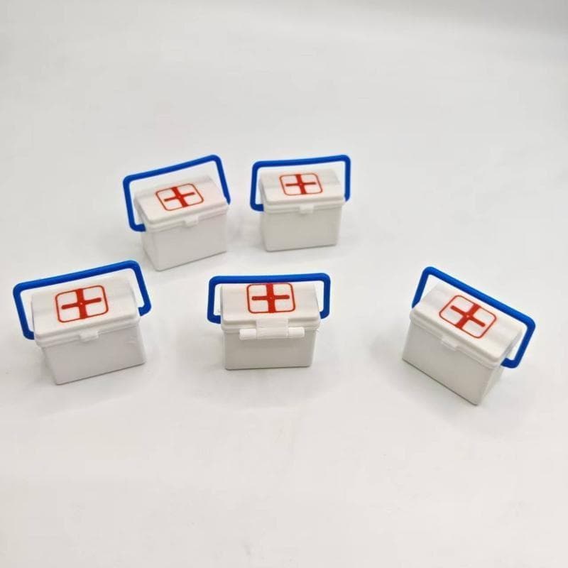1 : 12 Kit De Primeiros Socorros Em Miniatura Simulação De Casa De Bonecas Ornamento Médico