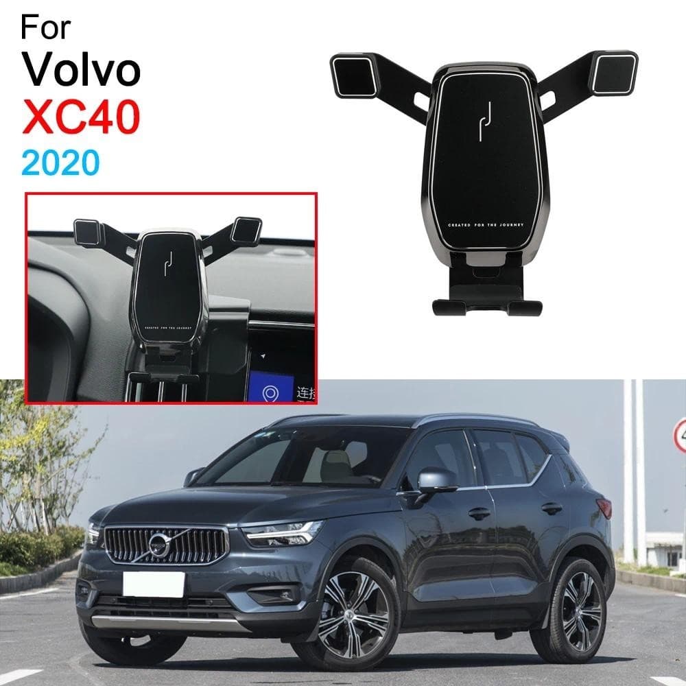 Clipe De Montagem De Ventilação De Ar Braçadeira Suporte De Telefone De Carro Para Volvo XC40 Acessórios 2020 2021 2022 