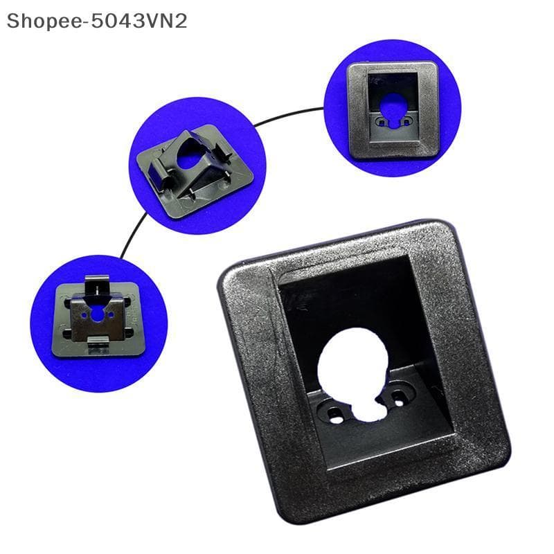 [RE] 1 Conjunto Universal Veículo Reverso Cam Ba Up Titular Câmera De Visão Traseira Do Carro Braet Placa Luzes Montagem