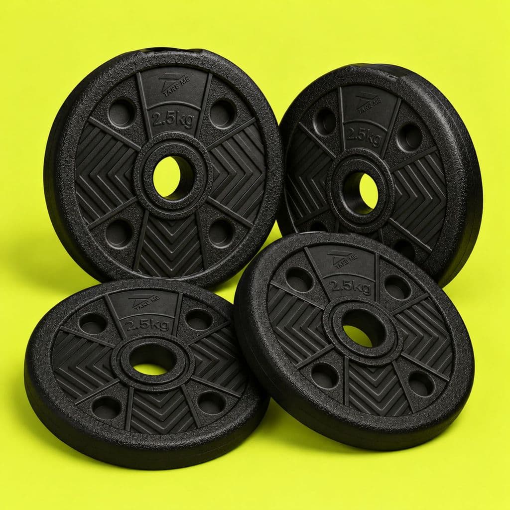 Kit 4 Anilha Peso de Academia Halter 2,5kg Halteres Peso Musculação Anilhas e Barras Pesinhos de Academia