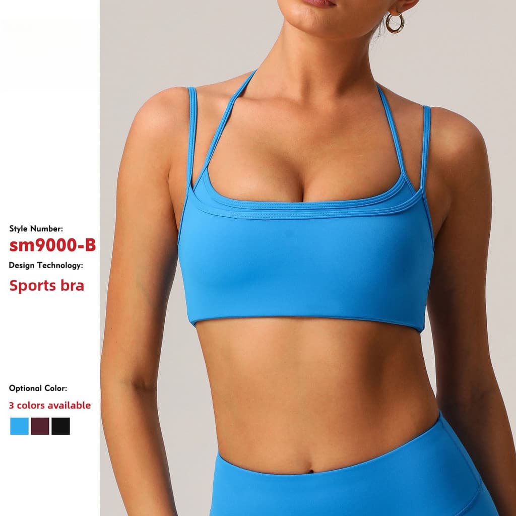 LULU Sutiã de Yoga feminino de secagem rápida esportes Halterneck Fitness correndo roupa interior bonita volta roupa