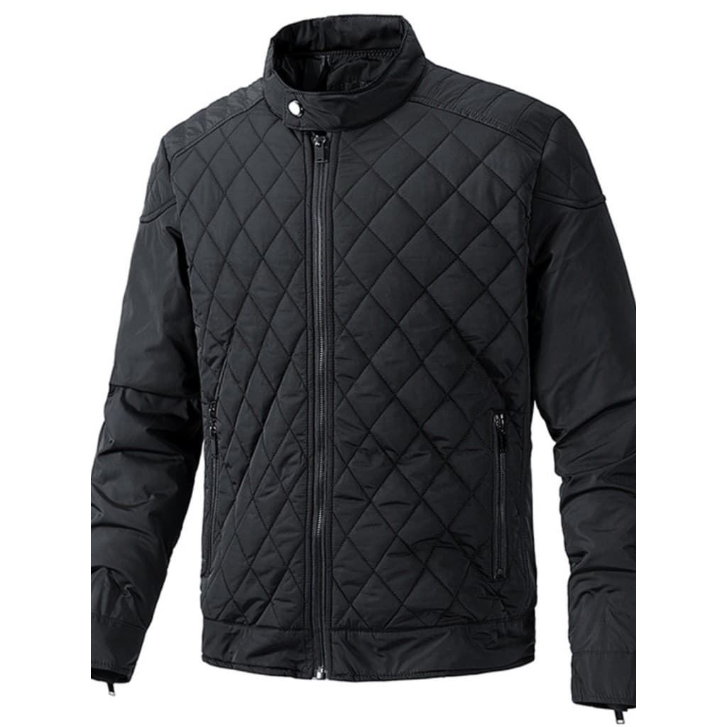 Jaqueta acolchoada masculina inverno 2026 novo estilo masculino Retro gola alta acolchoada jaqueta masculina leve à prov