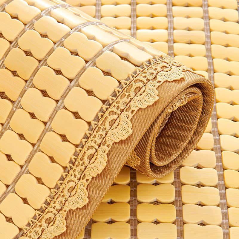 Verão antiderrapante Mahjong tapete sofá almofada sala de estar madeira maciça tapete de bambu legal almofada de bambu a