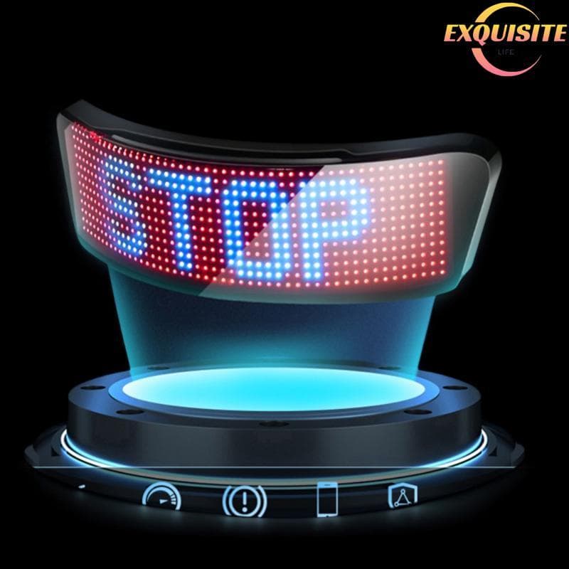 [EL-t] Luz De Advertência Para Capacete De Motocicleta , Display Led Noturno , Traseira , Acessórios Moto DIY , Novo