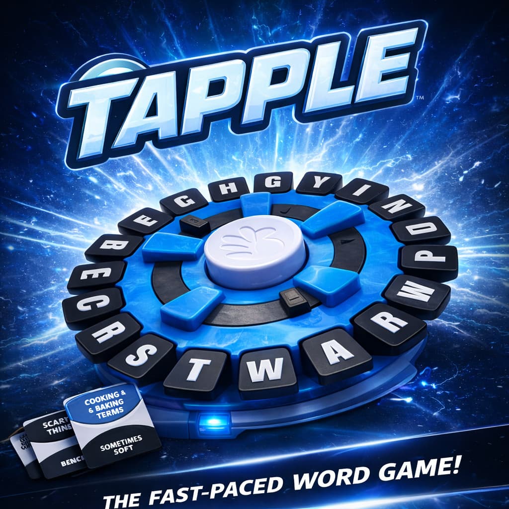 Jogo De Palavras Tapple Criança Jogo De Tabuleiro Para Família Para Brincar e Jogar Promoção