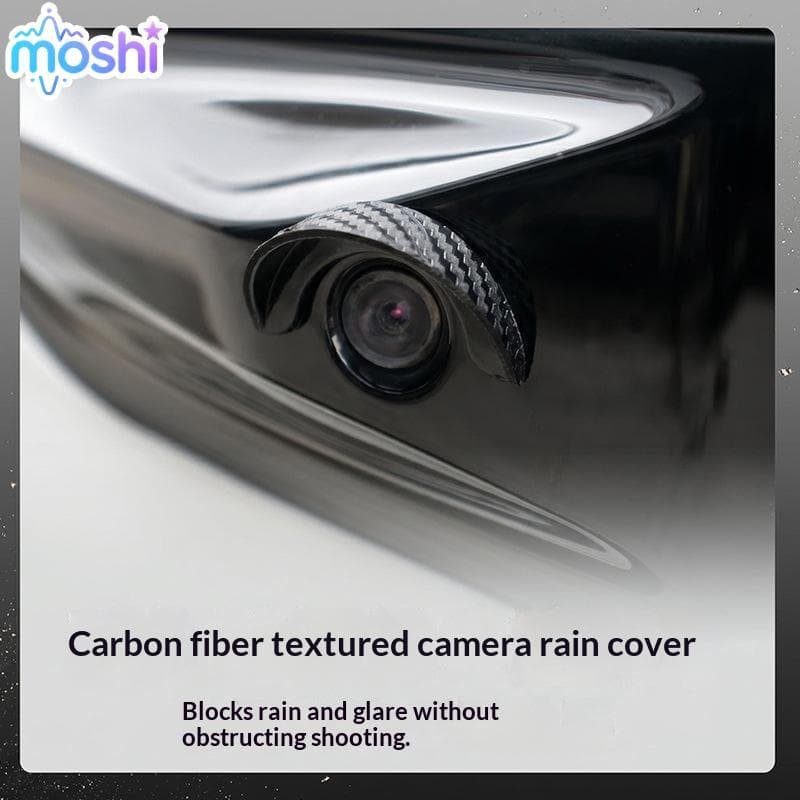 MOSHI Câmera De Visão Traseira Do Carro Viseira De Chuva Capa Protetora À Prova D'água Anti-Reflexo Protetor Solar Sem P