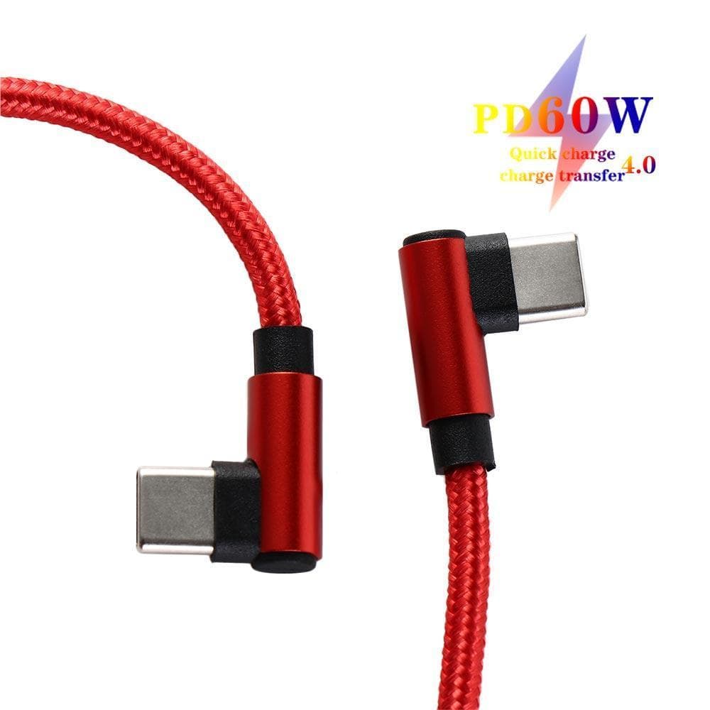 Cabo De Carregamento Rápido Para Celular , 1 Peça , Linha De Dados , Adaptador De Carregador De Carga Rápida , Cotovelo 