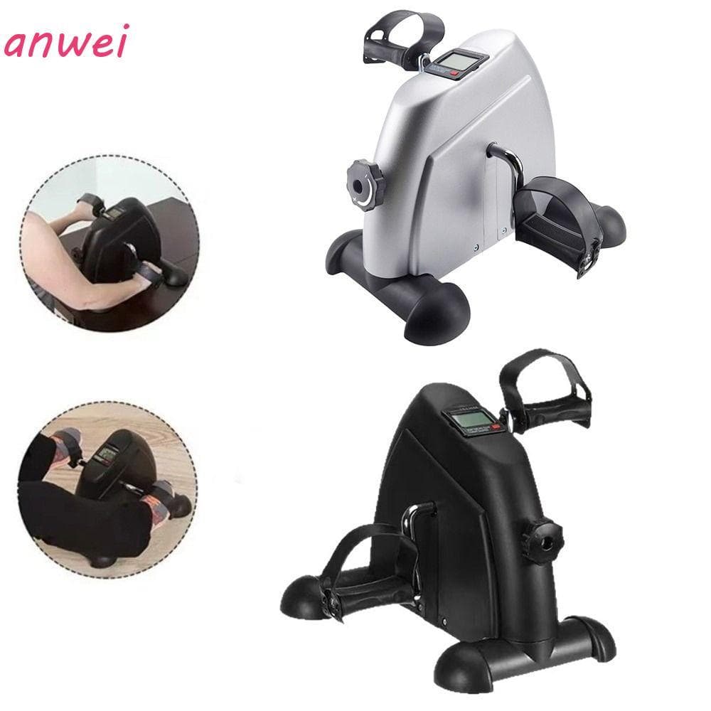 Exercitador De Pedal ANWEI , Mini Bicicleta Ergométrica Com Tela LCD Multifuncional , Treinador De Ciclo De Pé