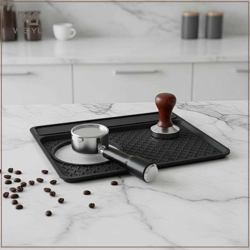 Tapete De Cafeteira De Silicone WEIYU Para Máquina De Café Expresso Breville 870/880 Antiderrapante À Prova D'água Almof