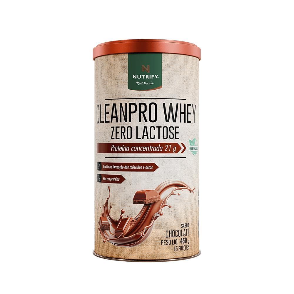 Nutrify Whey Protein CleanPro Zero Lactose Chocolate 450g