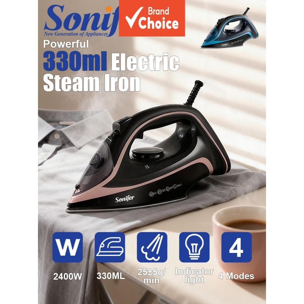 Sonifer SF-9113 Ferro a Vapor 2400W Base de Cerâmica Seco Spray Vapor Vertical Auto-Limpeza para Roupas Uso Doméstico