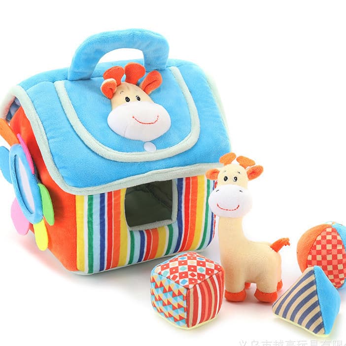 Venda de brinquedos combináveis, blocos de tecido macio, reconhecimento de formas, brinquedos educativos para bebês, cas