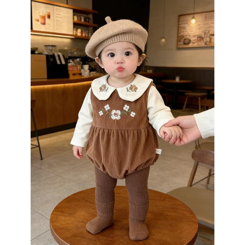 Ins versão coreana roupas de outono do bebê menina veludo roupas de bebê terno moda primavera outono roupas de passeio d