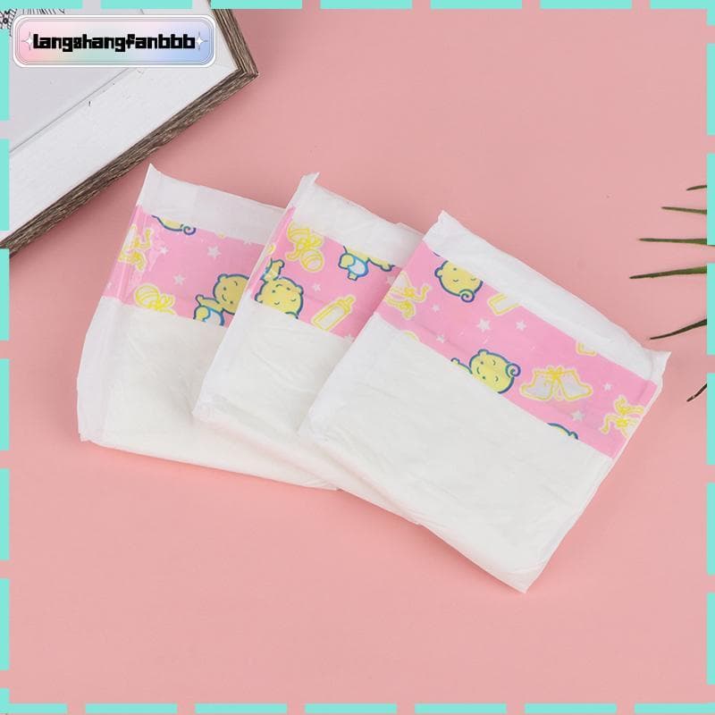 [LANGB] 3 Peças De Calças De Fraldas Para Bonecas , Acessórios Presentes , Brinquedos Infantis DIY BR