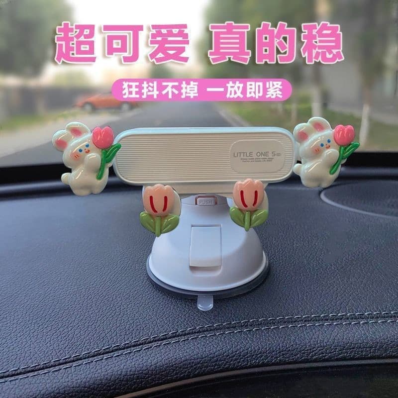 Suporte universal de ventosa para celular e painel de instrumentos do carro, modelo 2026, para motoristas femininas, com