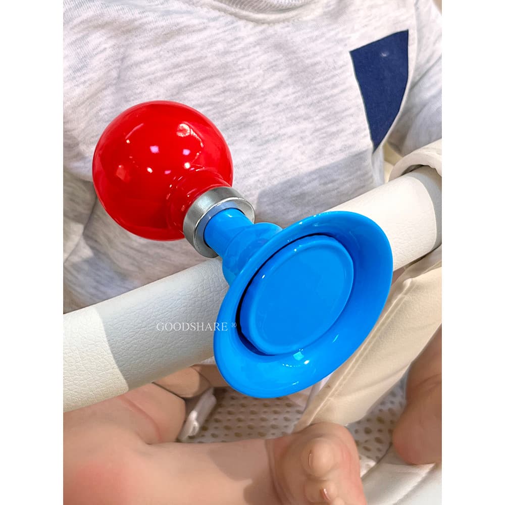 Carrinho de bebê brinquedo imprensa chifre 2025 novo estilo carrinho de bebê mão beliscar apito carrinho de bebê Coaxing
