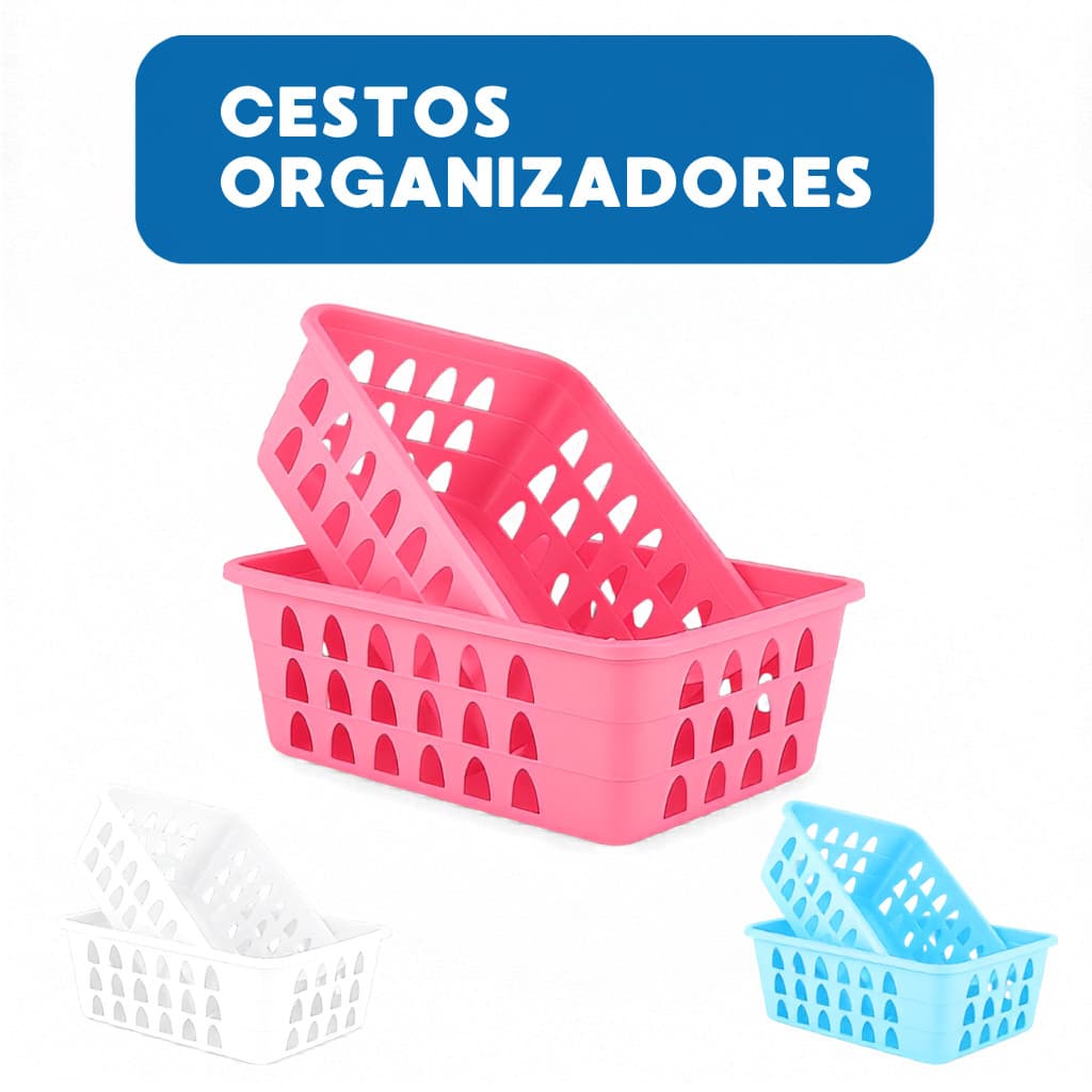 Cesto Organizador Compacto 16x12 Para Cozinha Banheiro