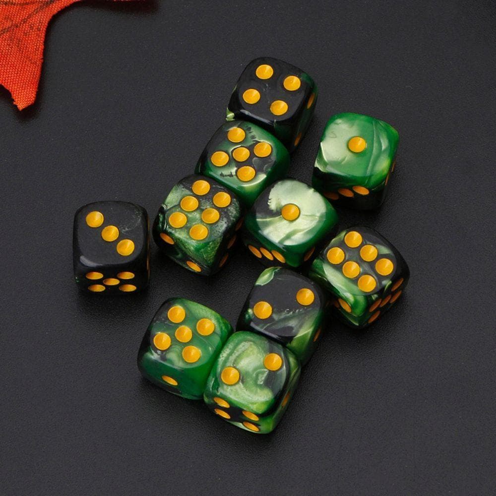HUINET Dados De Jogo Digital , Duráveis , Seis Lados , 12mm , Jogos De Tabuleiro , Festa Em Família , Poliédricos