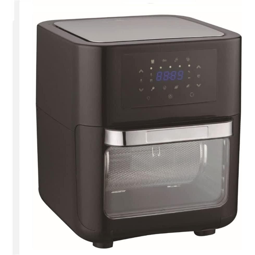 Forno Air Fryer, Forno Air Fryer com Função de Torradeira, Tela Digital Touchscreen e Cesto Antiaderente, Cesto Removíve