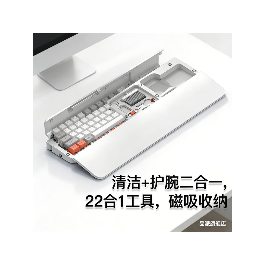 Ferramenta de limpeza de teclado mecânico Escova de teclado Host de computador Fone de ouvido Escova de limpeza de tela 