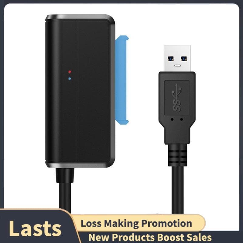 Cabo USB Sata Iii Adaptador Para 3.0 Conversor De Disco Rígido Suporte SSD HDD Externo De 2,5/3,5 Polegadas 5 Gbps 2.5/3