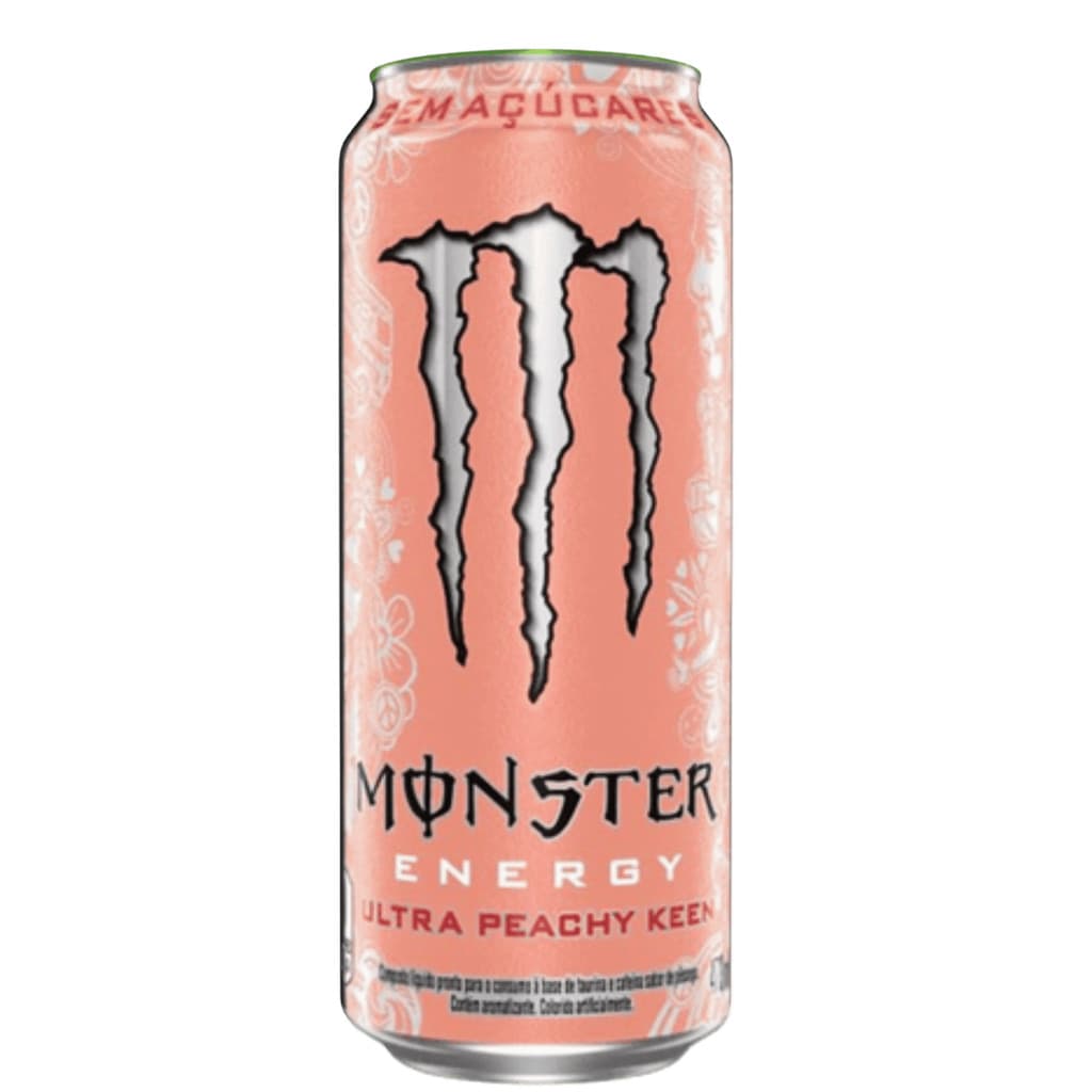 Energético Ultra Peachy Keen Zero Açúcar Monster Lata