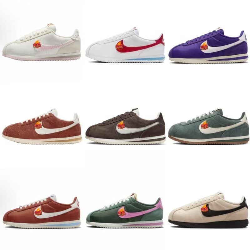 Novos tênis Cortez para homens e mulheres, tênis para casais, tênis esportivos casuais versáteis para corrida EUKC R99L.