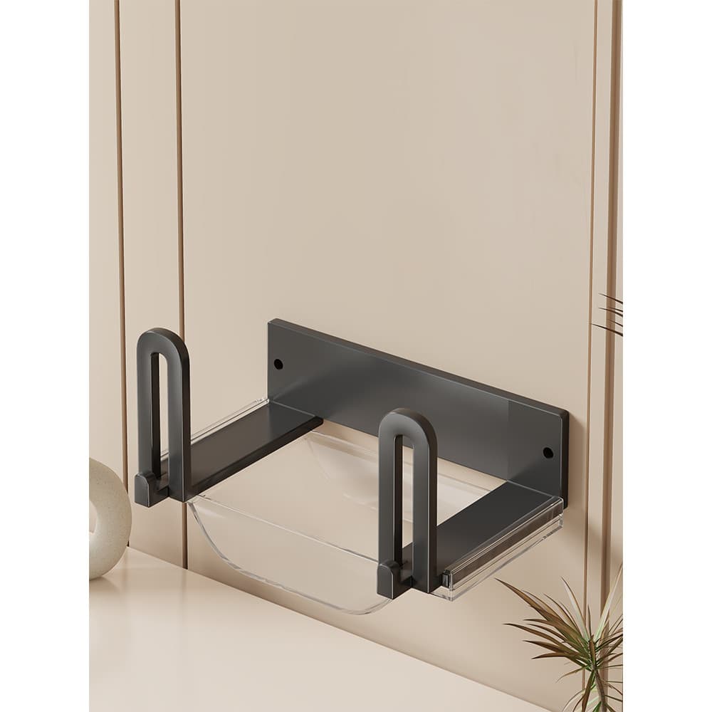 Rack de colocação de roteador, prateleira de parede montada na parede, conjunto wi-fi sem perfuração, suporte de caixa s
