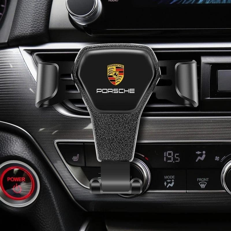 Suporte De Telefone Para Carro Por Gravidade , Aparelho De Ventilação De Ar , Cinta Fixa Porsche Cayenne 911 Panamera Ma