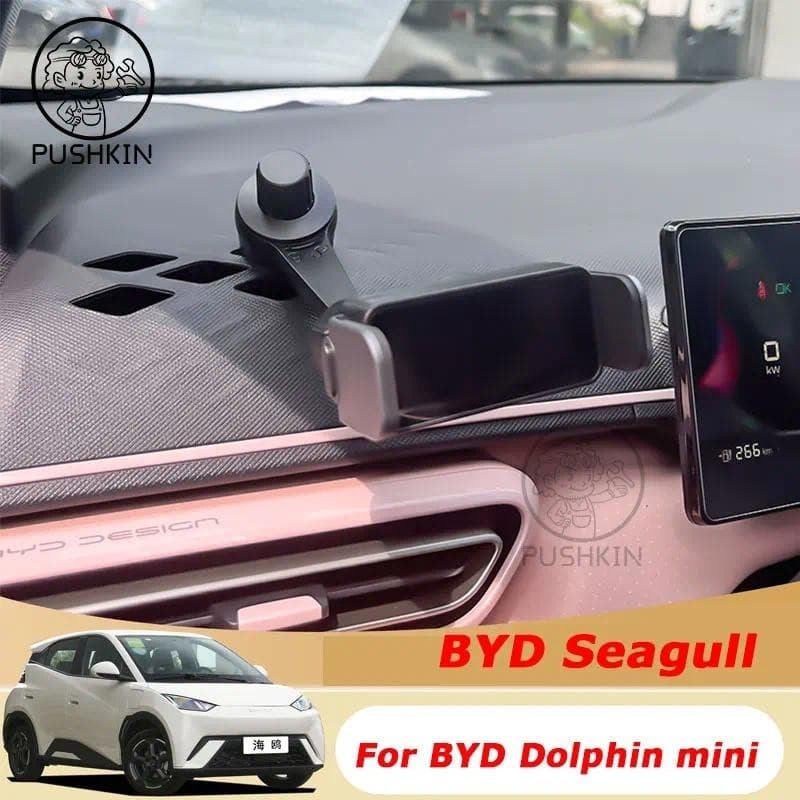 Para BYD Seagull Dolphin MINI Estilo De Carro Suporte Telefone Móvel De Ventilação De Ar Gravidade Acessórios Modificado