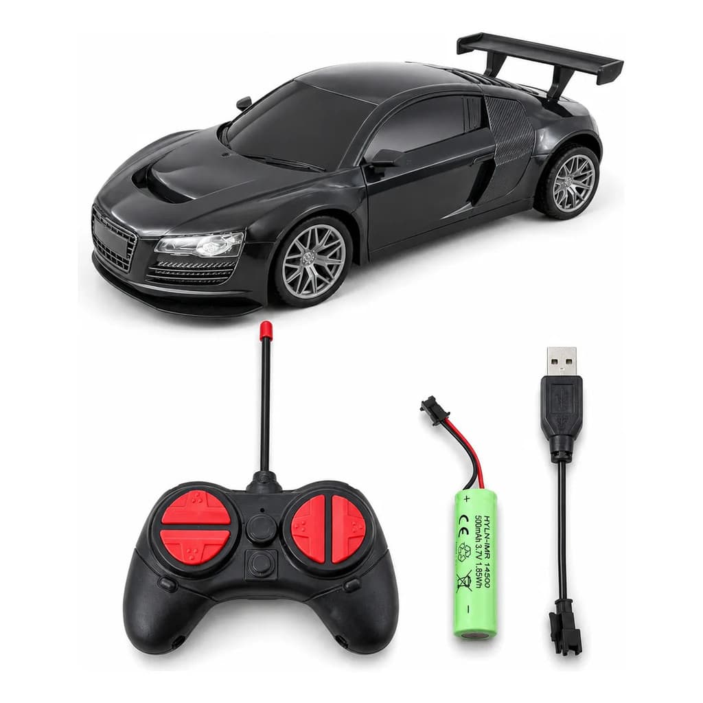 Carrinho Controle Remoto Esportivo Bateria Recarregável R8