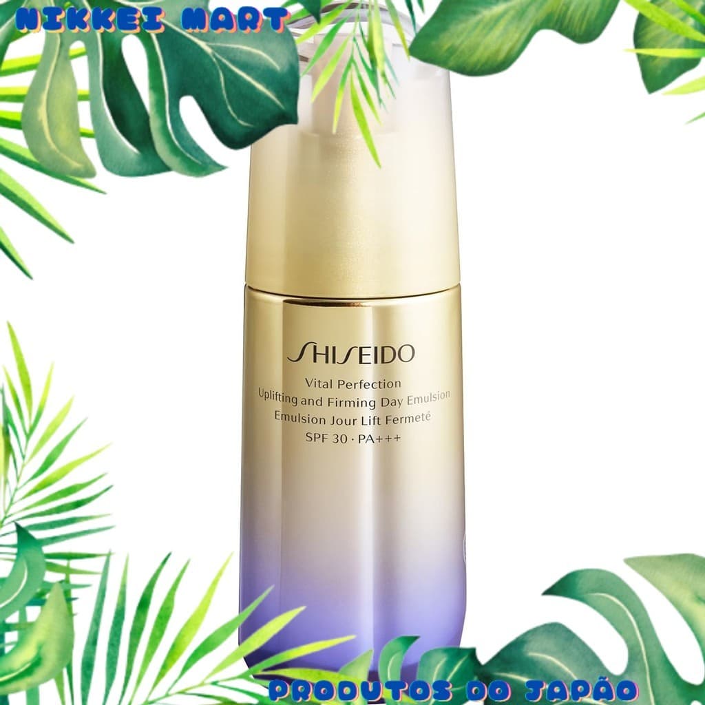 Shiseido Vital Perfection Emulsão Facial Diurna Firmeza e Luminosidade SPF30 PA+++ 75ml Hidratante Anti-idade