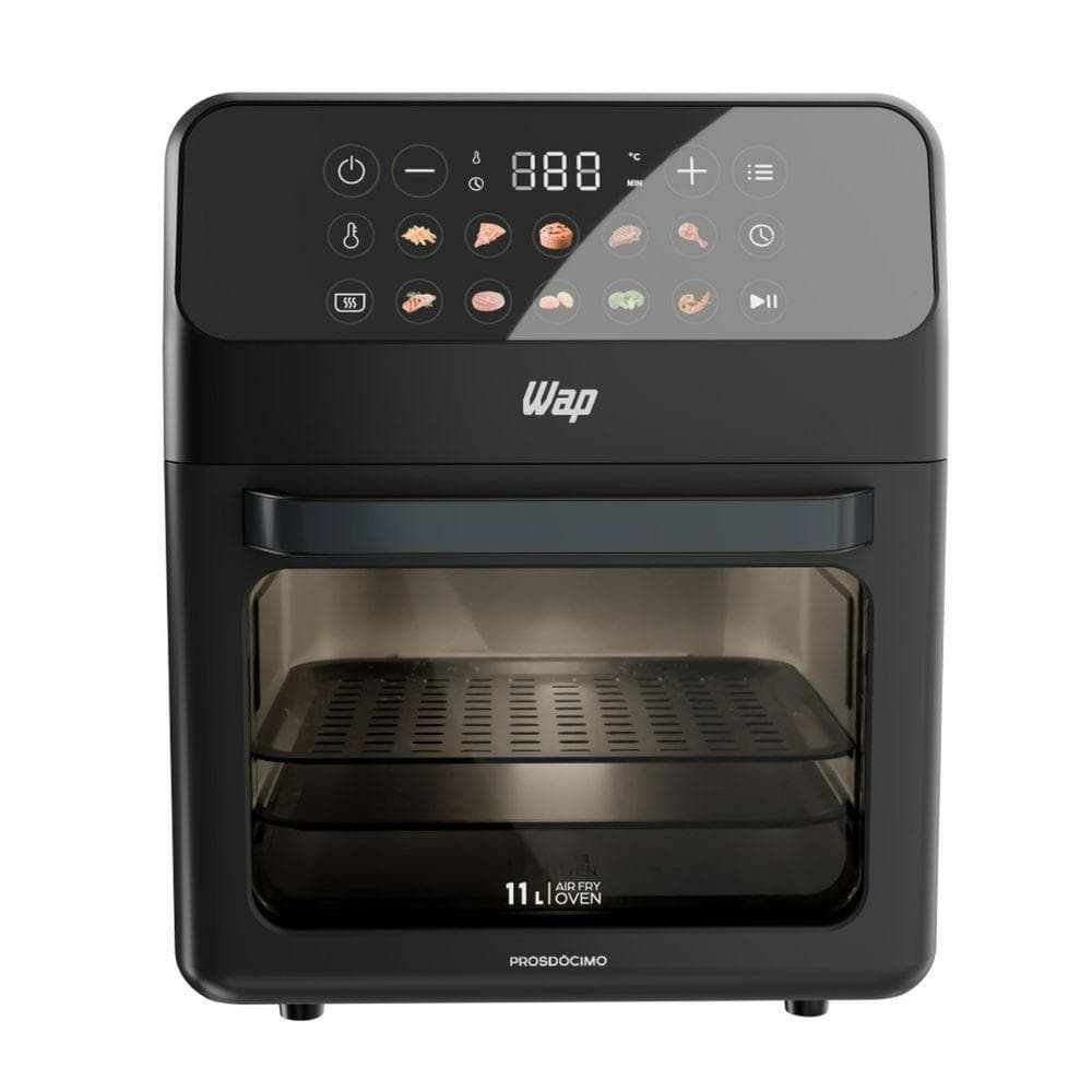 Fritadeira sem Óleo WAP WAOD4 11L 1400W Touch Preto 110V