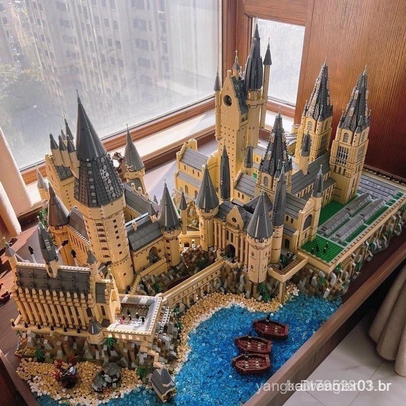 Compatível com blocos de montar LEGO Castelo de Hogwarts, modelo de arquitetura da série Harry Potter, TZ Decorations 5I