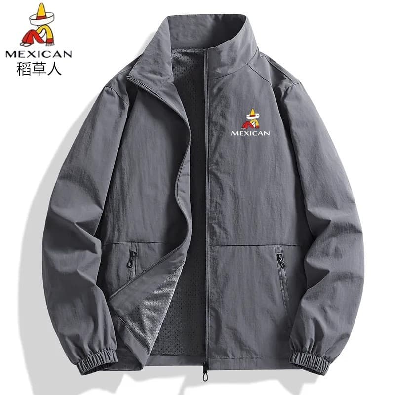 Espantalho jaqueta masculina ao ar livre casaco novo estilo Street Wear gola jaqueta rufião bonito masculino primavera o