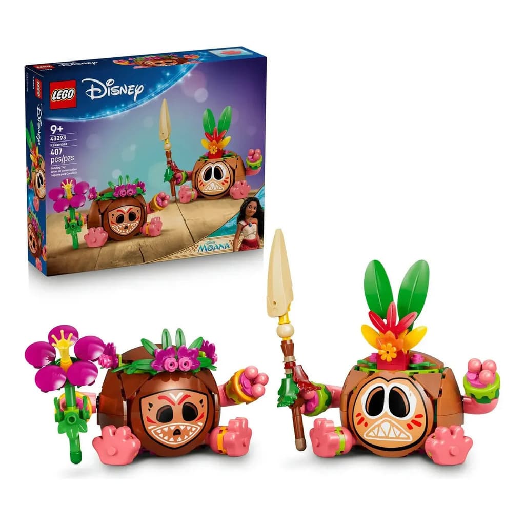 Lego Disney Princess Kakamoras 43293 - 407 Peças 407 Moana: Blocos E Figuras Para Montar