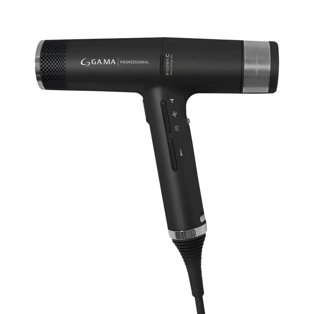 SECADOR PROFISSIONAL DE CABELO GA.MA IQ3 127V PRETO 1600W