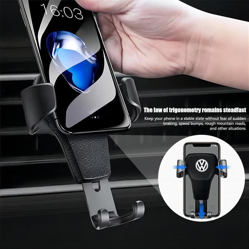 Produtos automotivos: Suporte de celular para carro com fixação universal na saída de ar, com sensor de gravidade, para