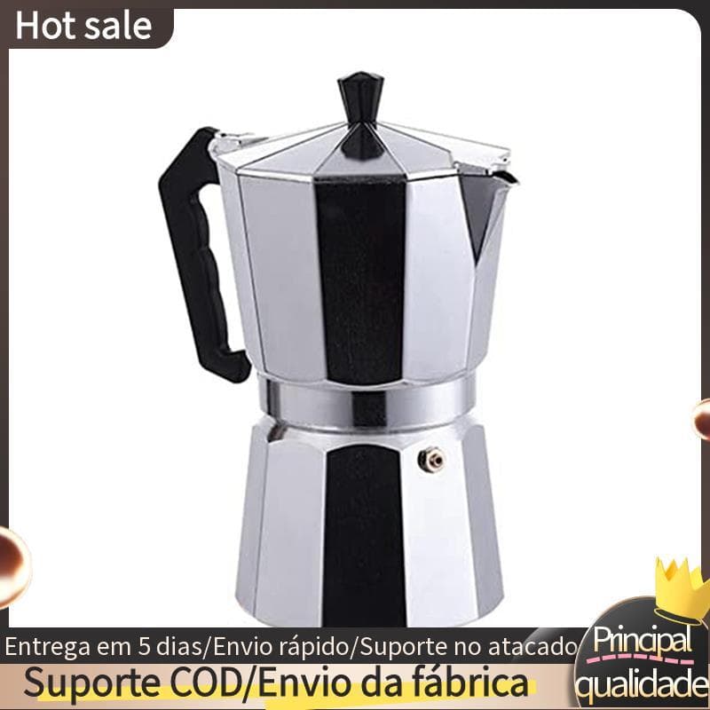 Cafeteira Espresso Maker Moka Pot Para Café Expresso Com Ótimo Sabor Fogão Elétrico De Cerâmica